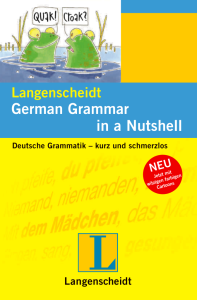 Langenscheidt German Grammar in a Nutshell